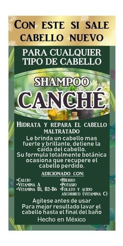 2 Botellas Shampoo Para La Caida Del Cabello