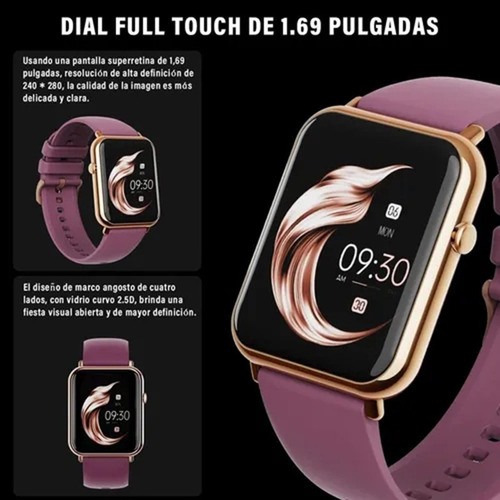 Reloj Inteligente Deportivo For Mujer Q19 Pro