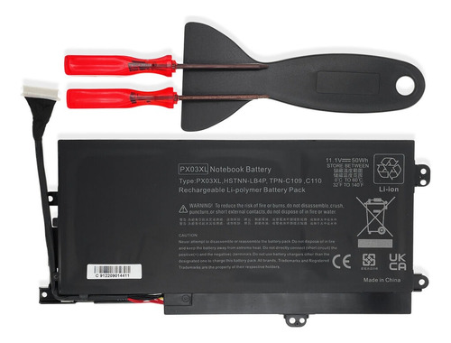 Bateria Px03xl Para Hp Envy Touchsmart M6-k Series M6-k002tx