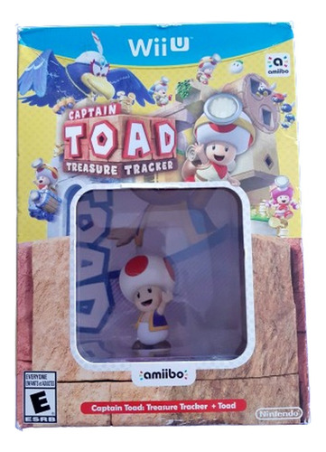 Set Box Amiibo + Juego Captain Toad Nintendo Wii U Nuevo