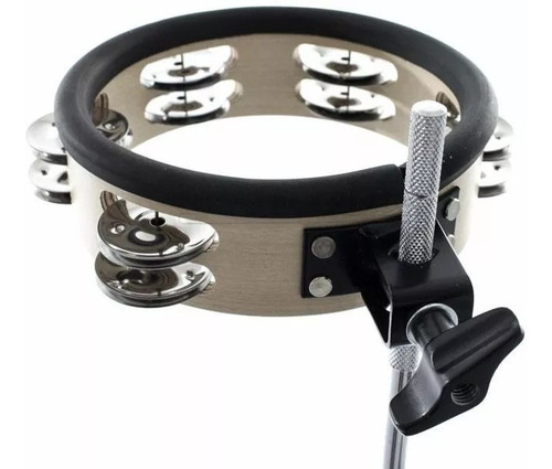 Imagem 4 de 10 de Pandeirola Tamborim Torelli Tp334 Para Bateria Com Presilha