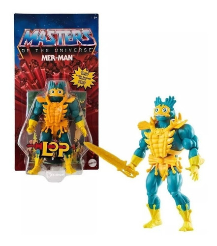 Aquático Lop Masters Of The Universe Mattel Mer-man Motu