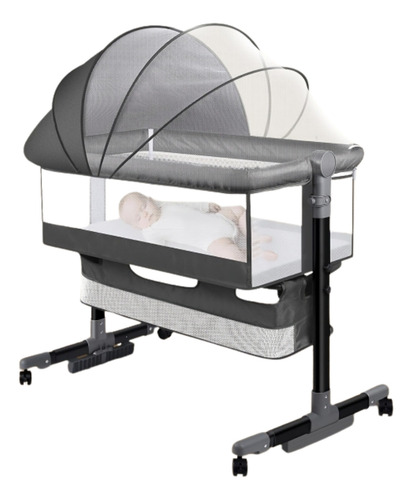 Cuna Moises Bebe Con Colchon Y Mosquitero 4 Modos