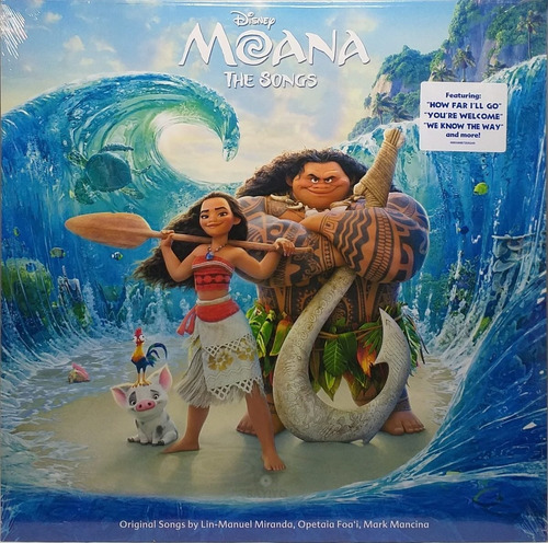 Vinilo Lp Soundtrack Moana - Disney Moana The Songs - Nuevo
