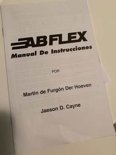 Abflex Manual De Instrucciones Español