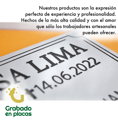 Placa Recordatoria Para Cementerio, Lapidas, 20x10 Aluminio.