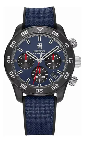 Relogio Tommy Hilfiger Chronograph Th85 Carbon 1792183 Vg