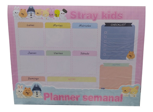 Planner Semanal Skzoo Stray Kids K-pop