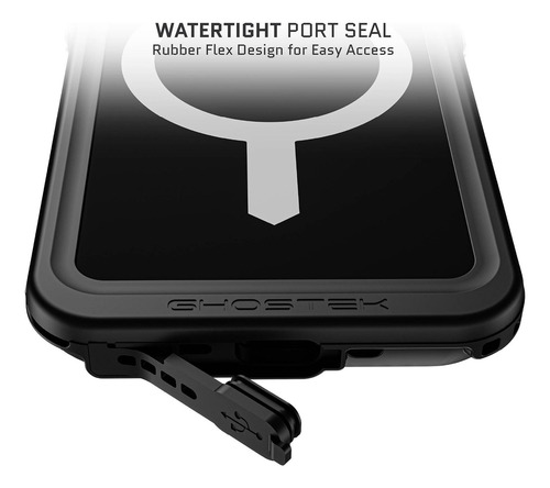. Funda Ghostek Nautical Para iPhone 15 Pro Negra Magsafe
