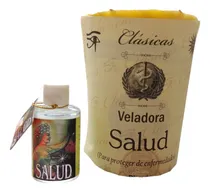 Comprar Kit De La Salud Vela Aromática Y Esencia Bienestar Sanación