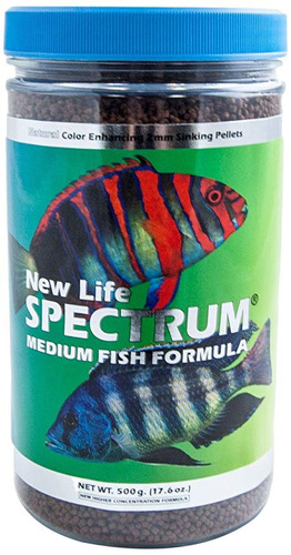 New Life Spectrum Medio Pescado Fórmula 2 Mm Hundimiento De 