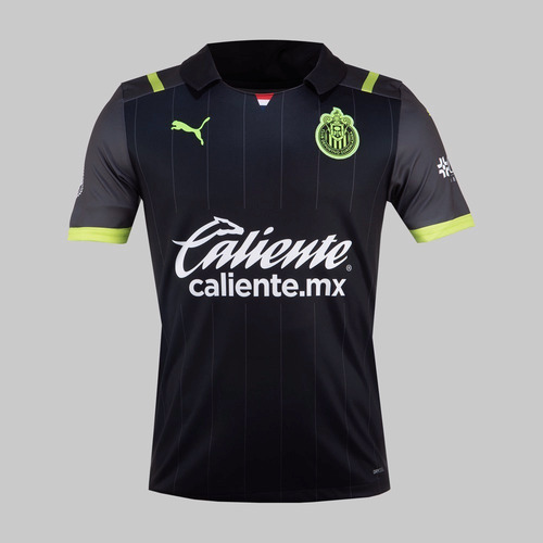 Imagen 3 de 3 de Jersey Puma Chivas Del Guadalajara Visitante Negro 21-22