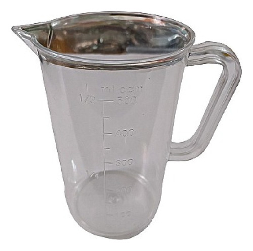 Taza Jarra Medidora 1/2 Litro 500ml Plástica