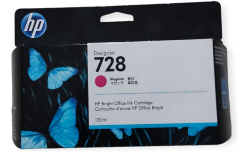 Cartucho De Tinta Original Hp F9k16a 728 Magenta T730 T830