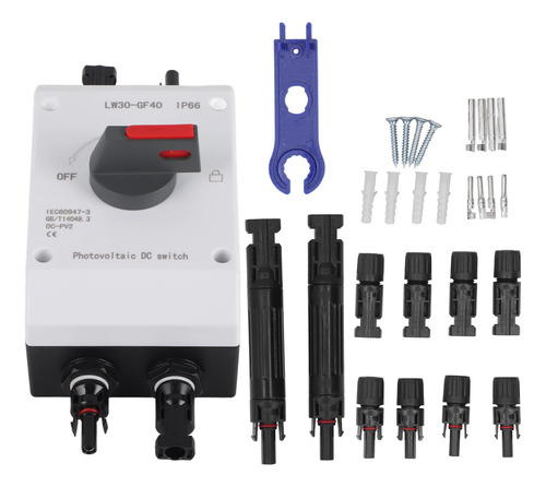 Interruptor Solar Fotovoltaico Cc Iec60947 3 Impermeable V