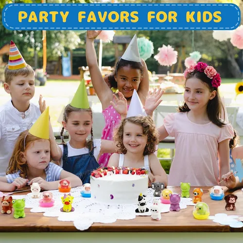 30 Juguetes Blandos Con Purpurina – Animales Squishy Para Aliviar Estrés – Surtido De Gatos, Patos, Osos, Dinosaurios Y Más – Regalo Para Cumpleaños Y Piñatas