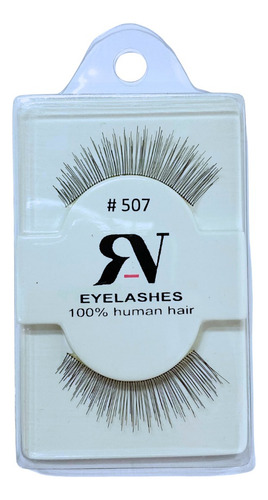 Paquete De 5 Pestañas Postizas Tipo Kiss Curva C Rveyelashes Color Negro Espesor 0 Mm Largo 12 Mm