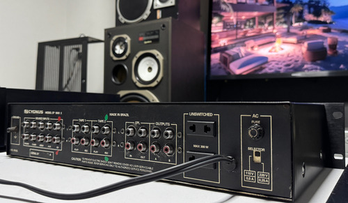Pre Amplificador Cygnus Cp-1800x Black/conservação Raríssima (Usado)