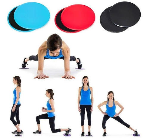 Discos Deslizadores Sliders Fitness Gym Terapia Dance, 1 Par