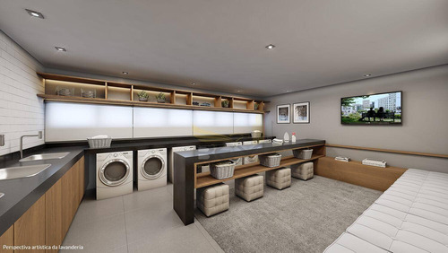 Imagem 25 de 30 de Entrega Para 2022 / Apartamentos De 1 Dormitório E 1 Vaga / No 18 Do Forte Alphaville - Ap0012