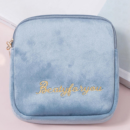 I Bolsa De Almacenamiento De Toallas Sanitarias, Azul