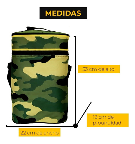 Imagen 5 de 7 de Equipo De Mate Completo Camuflado Militar Set Kit Matero