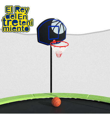 Imagen 7 de 8 de Tablero Aro Básquet Expert De Pared O Cama Elástica - El Rey