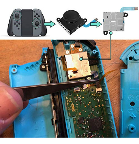 Juego De 4 Piezas Joy-con Joystick Reemplazo Para Switch Y L