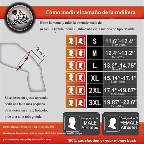 A Rodillera Elástica De Compresión For Gimnasio, For Deporte