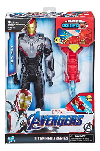 Muñeco Avengers Ironman Con Sonido 30cm E3298 Hasbro