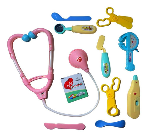 Imagen 2 de 4 de Set De Doctor En Valija Con Accesorios