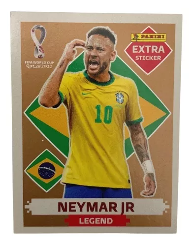 Figurinha Neymar Legend Rarissima Extra + Brinde - Copa 2022