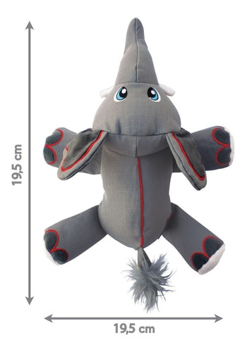 Imagen 4 de 7 de Juguete Chillón Peluche Kong Cozie Ultra Resistente Talla M