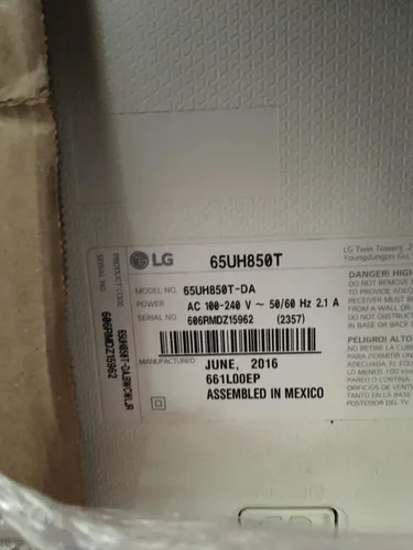 Televisor LG 65 Smart Tv 3d Usado Para Retirar En Chia (Usado)