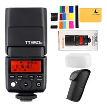 Comprar Godox Tt350n Mini Flash Ttl Inalámbrico Nikon + Geles Color