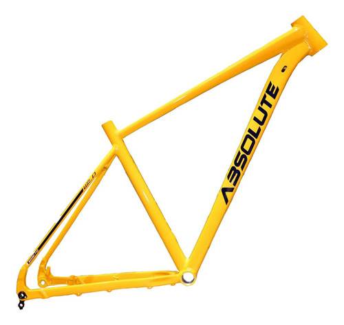 Quadro Bike Mtb Absolute Wild Boost 2 Tapered Aro 29 C/ Eixo Cor Amarelo Tamanho Del Quadro (s - 15)