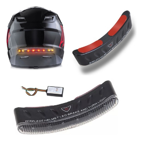 Luz Para Casco De Moto + Envío