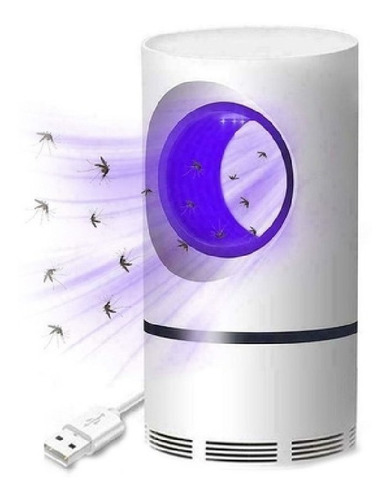 Lámpara Control De Plagas, Mosquito E Insecto Con Luz Led