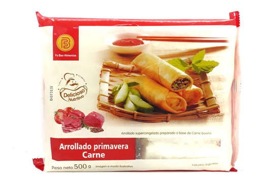 Arrolladitos Primavera De Carne X 500 Gr