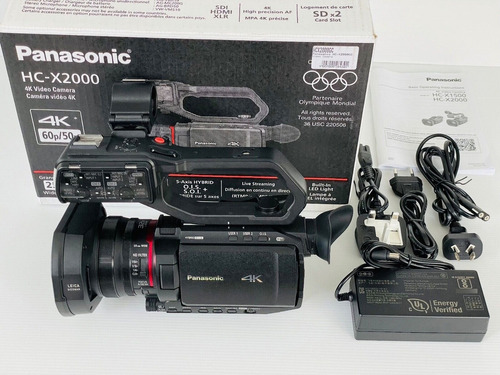 Panasonic X2000 4k Pro Camcorder With 24x Zoom Eer