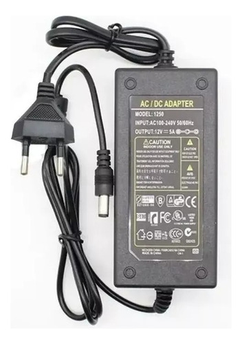 Fuente De Poder 12v 5a 60w Cargador Transformador 