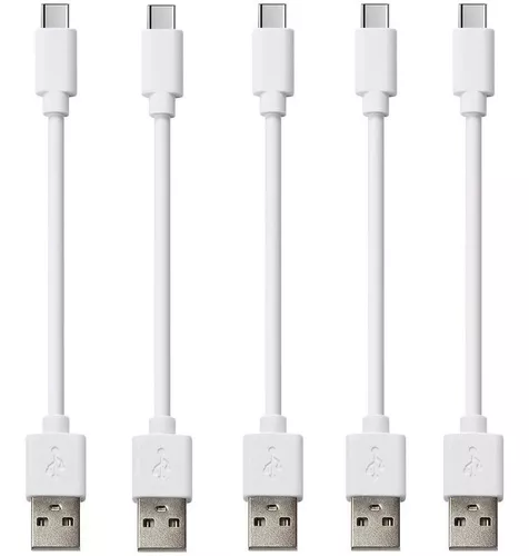 Cable Usb-c Corto, 30cm, 5-pack, Carga Rapida, Mac Y