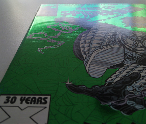 Web Of Spiderman 100 Marvel Comics 1993 Spider Armor Foil (Usado)