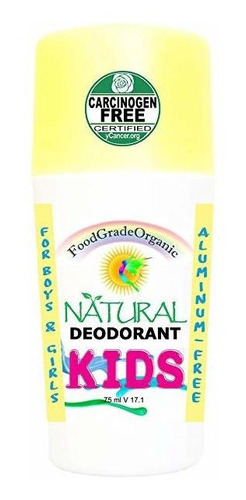 Kids 100% Orgánico Natural Saludable Desodorante Roll On Par