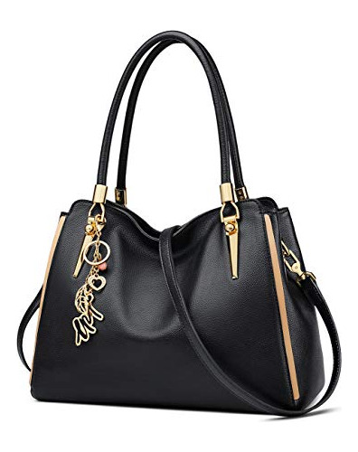 Bolsos De Tote De Cuero Genuino Para Mujer, Bolsos De Mango