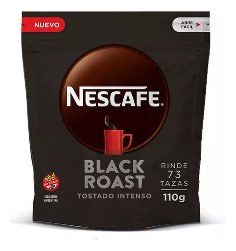 Cafe Nescafe Black Roast Instantaneo 110g S/ Azucar Sin Tacc