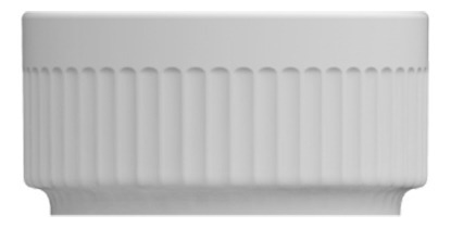 Forma Escondidinho Refrataria Ramekim 50 Ml Porcelana Germer Branco
