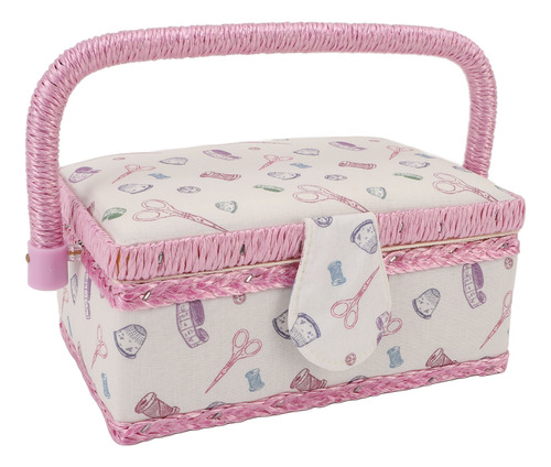 Kit De Costura Portátil, Cesta De Bordado, Organizador De Te