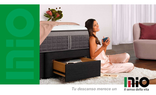 Imagen 9 de 9 de Colchon 1 Plaza 80x190x18 Espuma Alta Densidad Premium Color Beige