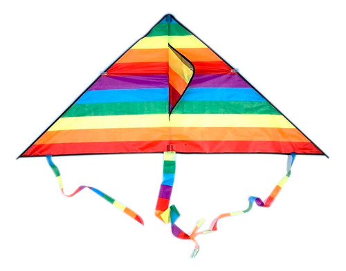 Cometa Chulo Arco Iris Multicolor 70cm Juego Aire Libre